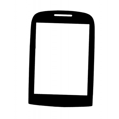 Replacement Front Glass For Motorola Fire Xt311 Black By - Maxbhi.com