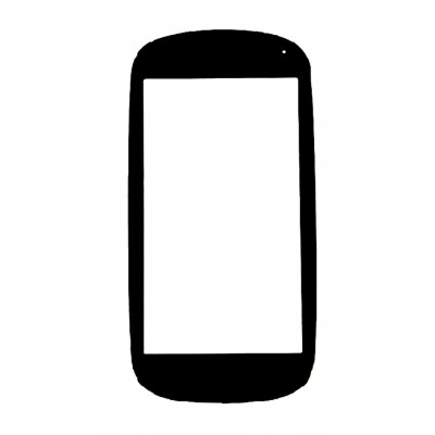 Replacement Front Glass For Motorola Xt800 Zhishang Black By - Maxbhi.com