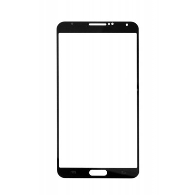 Replacement Front Glass For Samsung Galaxy Note 3 I9977 Black By - Maxbhi.com