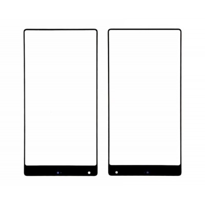 Replacement Front Glass For Xiaomi Mi Mix Black By - Maxbhi Com