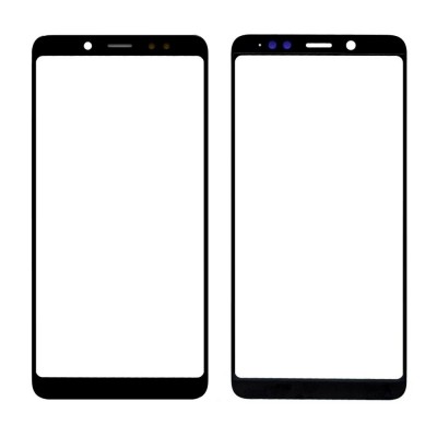 Replacement Front Glass For Xiaomi Redmi Note 5 Pro 6gb Ram Black By - Maxbhi Com