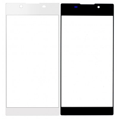Replacement Front Glass For Sony Xperia L1 White By - Maxbhi Com