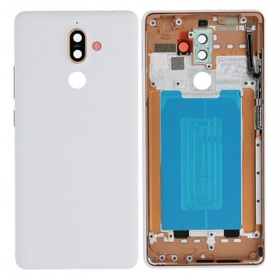 Back Panel Cover For Nokia 7 Plus White - Maxbhi Com