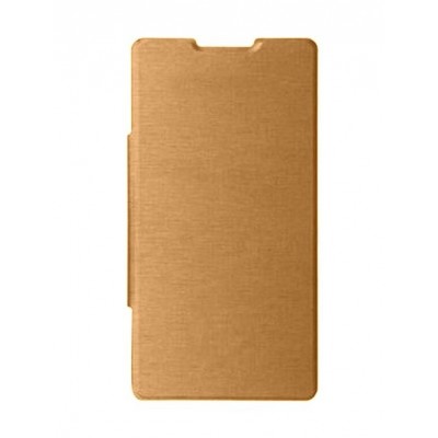 Flip Cover For Nokia 6 2018 Gold By - Maxbhi.com