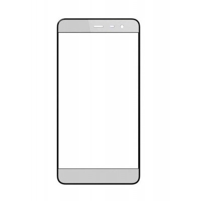 Replacement Front Glass For Micromax Vdeo 3 Grey By - Maxbhi.com