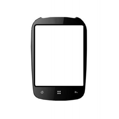Replacement Front Glass For Micromax Andro A60 Black By - Maxbhi.com