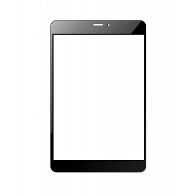 Replacement Front Glass For Micromax Canvas Tab P650e Black By - Maxbhi.com