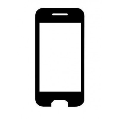 Replacement Front Glass For Micromax E390 Black By - Maxbhi.com