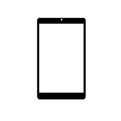 Replacement Front Glass For Micromax Funbook 3g P600 Black By - Maxbhi.com