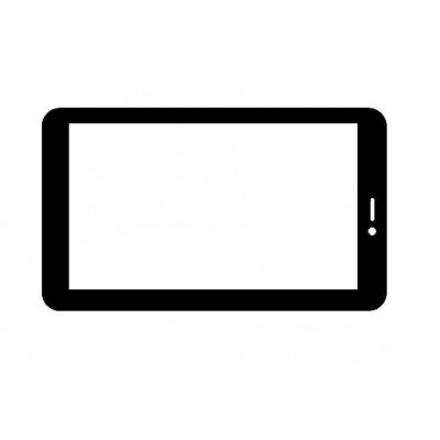 Replacement Front Glass For Micromax Funbook P365 Black By - Maxbhi.com