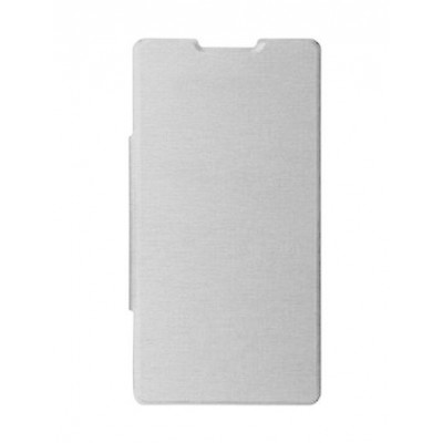 Flip Cover For Apple Iphone X Silver By - Maxbhi.com