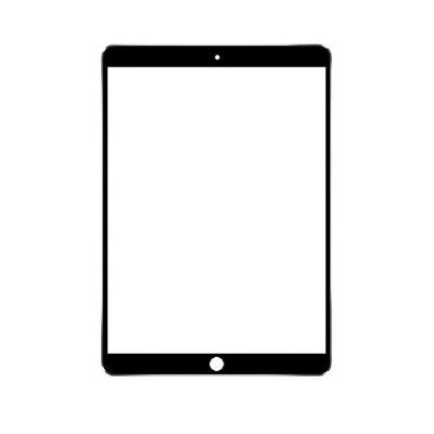 Replacement Front Glass For Apple Ipad Pro 10.5 2017 Wifi 256gb Black By - Maxbhi.com