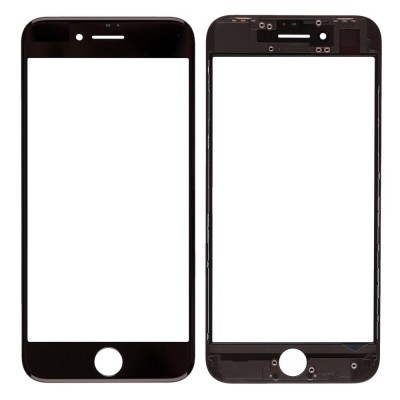 Replacement Front Glass For Apple Iphone 8 Grey By - Maxbhi Com