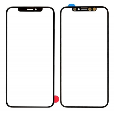 Replacement Front Glass For Apple Iphone X Black By - Maxbhi Com