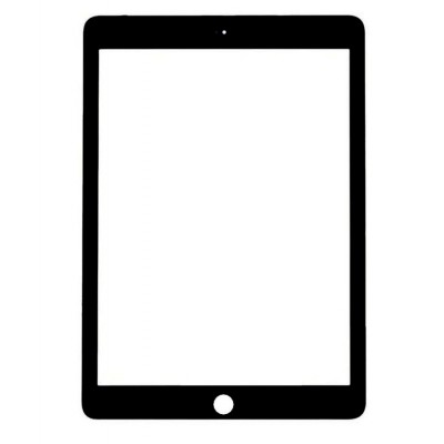Replacement Front Glass For Apple New Ipad 2017 Wifi 128gb Black By - Maxbhi.com