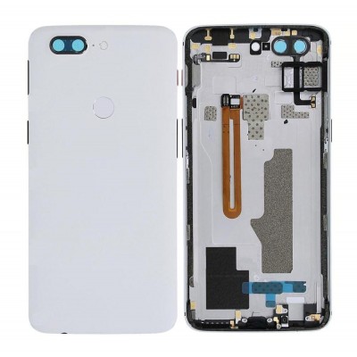 Back Panel Cover For Oneplus 5t White - Maxbhi Com