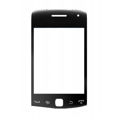 Replacement Front Glass For Blackberry Curve Touch Black By - Maxbhi.com