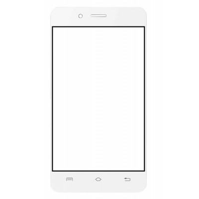 Replacement Front Glass For Lava Flair P3 White By - Maxbhi.com