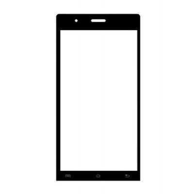 Replacement Front Glass For Lava Icon White By - Maxbhi.com