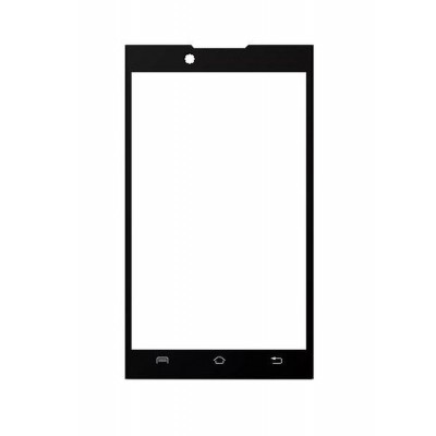 Replacement Front Glass For Lava Iris 404s Black By - Maxbhi.com