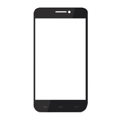 Replacement Front Glass For Lava Iris 408e Silver By - Maxbhi.com