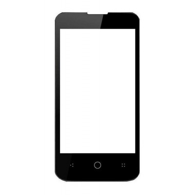 Replacement Front Glass For Lyf Flame 5 Black By - Maxbhi.com