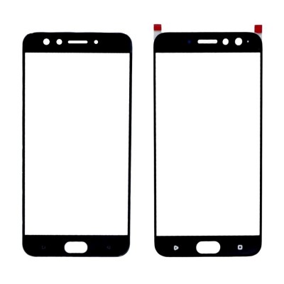 Replacement Front Glass For Oppo F3 Black By - Maxbhi Com
