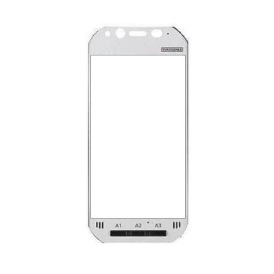 Replacement Front Glass For Panasonic Toughpad Fzn1 Black By - Maxbhi.com