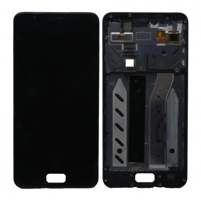 Lcd With Touch Screen For Panasonic Eluga Ray 500 Black By - Maxbhi Com
