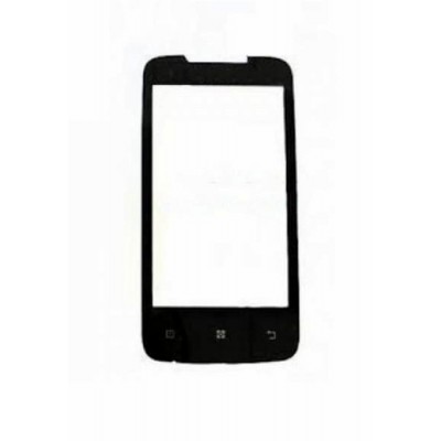 Replacement Front Glass For Lenovo A750e Black By - Maxbhi.com