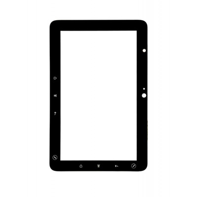 Replacement Front Glass For Htc Evo View 4g Black By - Maxbhi.com