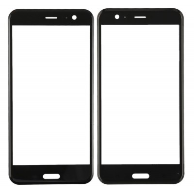 Replacement Front Glass For Htc U11 Black By - Maxbhi Com
