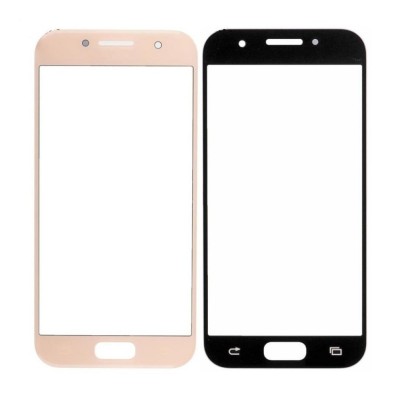 Replacement Front Glass For Samsung Galaxy A3 2017 Rose Gold By - Maxbhi Com