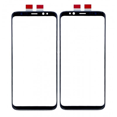 Replacement Front Glass For Samsung Galaxy S8 Edge Black By - Maxbhi Com