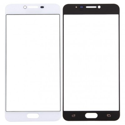 Replacement Front Glass For Samsung Galaxy C7 Rose Gold By - Maxbhi Com