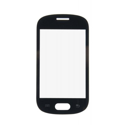 Replacement Front Glass For Samsung Galaxy Fame Lite S6790 Black By - Maxbhi.com