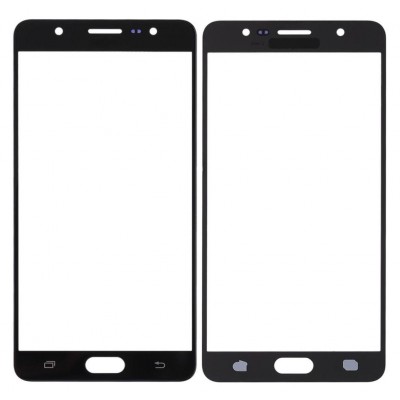 Replacement Front Glass For Samsung Galaxy On Max Black By - Maxbhi Com