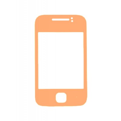 Replacement Front Glass For Samsung Galaxy Y S5630 Orange By - Maxbhi.com