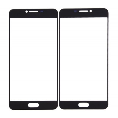 Replacement Front Glass For Samsung Galaxy C5 Black By - Maxbhi Com