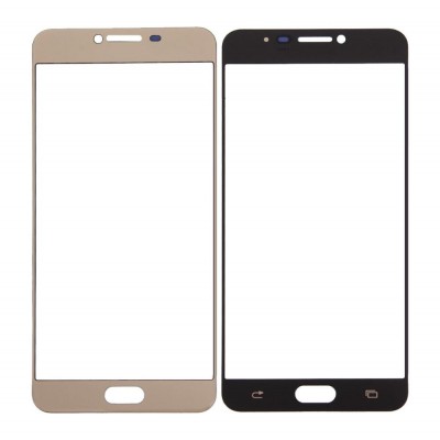 Replacement Front Glass For Samsung Galaxy C5 Gold By - Maxbhi Com