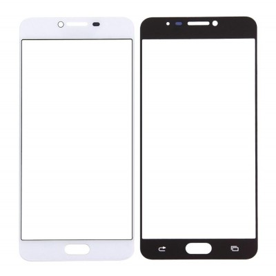 Replacement Front Glass For Samsung Galaxy C5 White By - Maxbhi Com