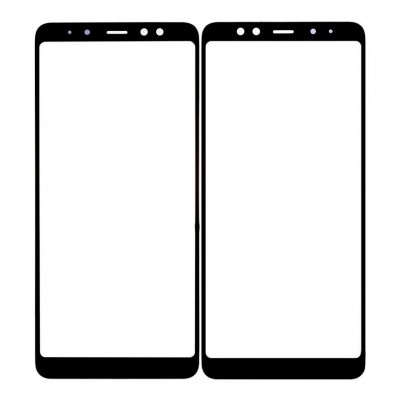Replacement Front Glass For Samsung Galaxy A8 2018 White By - Maxbhi Com
