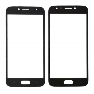 Replacement Front Glass For Samsung Galaxy J2 2018 Black By - Maxbhi Com