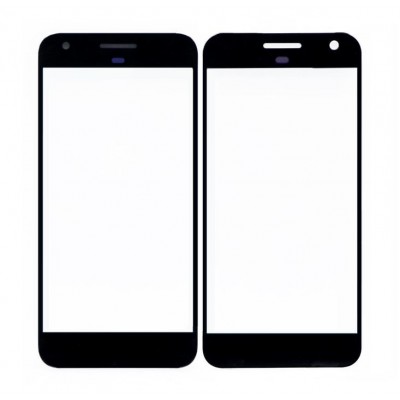 Replacement Front Glass For Google Pixel Black By - Maxbhi Com