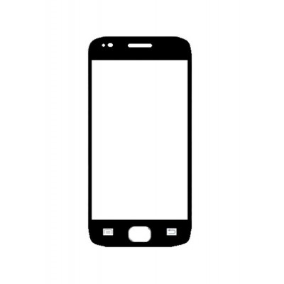 Replacement Front Glass For Karbonn Smart A4 Plus Black By - Maxbhi.com