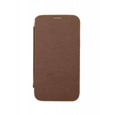 Flip Cover For Karbonn Titanium Jumbo 2 Brown By - Maxbhi.com