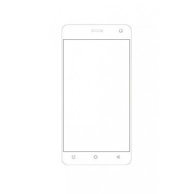 Replacement Front Glass For Karbonn A7 Turbo White By - Maxbhi.com