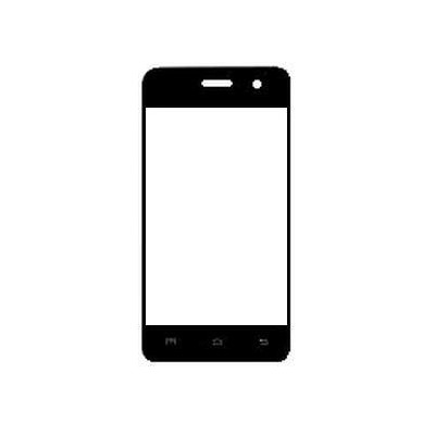 Replacement Front Glass For Karbonn Alfa A18 Black By - Maxbhi.com