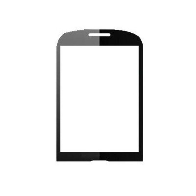 Replacement Front Glass For Karbonn Kt61 Iconik Black By - Maxbhi.com