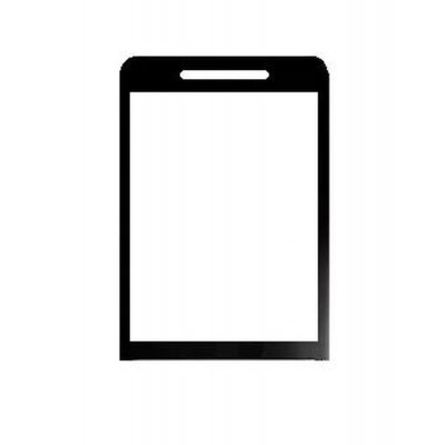 Replacement Front Glass For Karbonn Kt7 Black By - Maxbhi.com